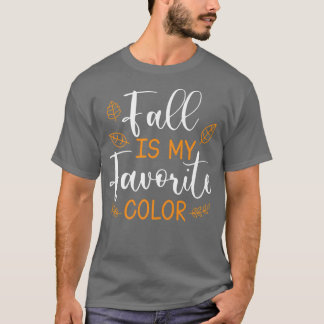 T-shirt Automne Est Ma Couleur PréféréeAutomne Saison Homm
