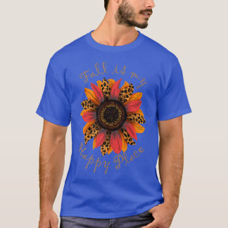 T-shirt Automne est mon lieu préféré Automne Couleurs sais