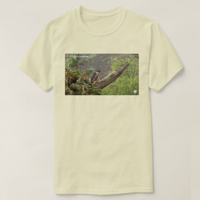 T-shirt Automne - Faucon pèlerin (Design devant)
