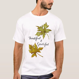 T-shirt Automne Feuillage d'automne Amitié Action de grâce