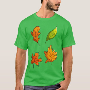 T-shirt automne feuilles1