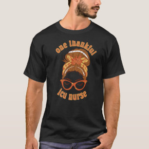 T-shirt Automne Infirmière d'automne Un remerciement ICU I