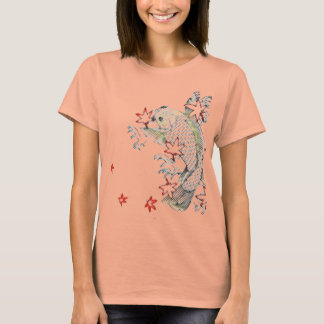 T-shirt Automne Koi Pond