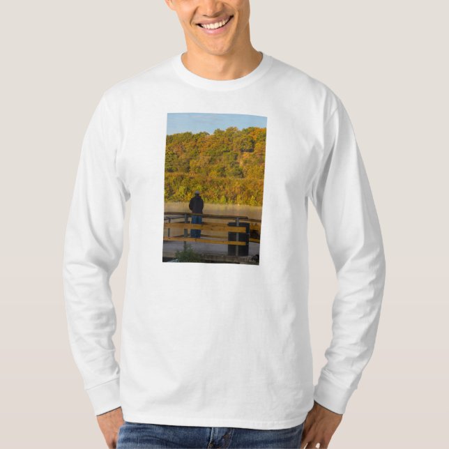 T-shirt Automne Pêche Lac Springfield (Devant)
