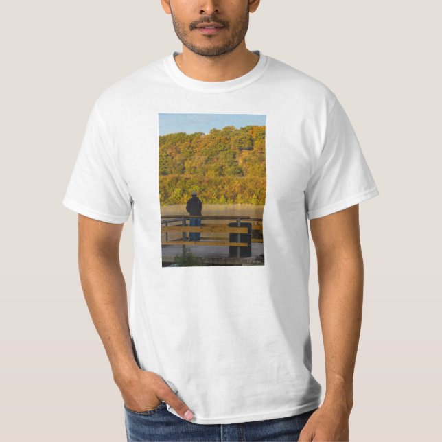T-shirt Automne Pêche Lac Springfield (Devant)