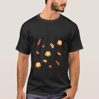 T-shirt Automne pull chaud et feuilles pelucheuses automne