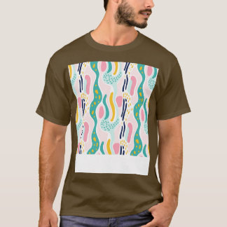T-shirt Automne Retro Pastel Doodle Delight 11 Copier