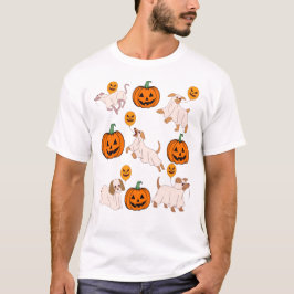 T-shirt Automne Thanksgiving Harvest Feuilles Chute