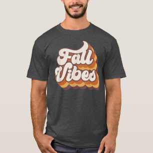T-shirt Automne Vibes Retro Vintage Automne Saison Merci
