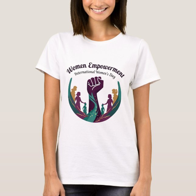 T-shirt autonomisation des femmes | Journée internationale (Devant)