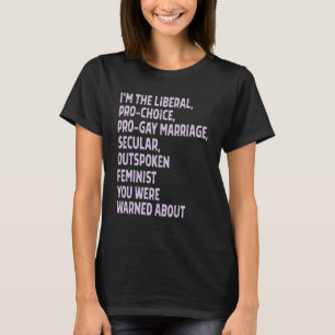T-shirt Autonomisation féministe Droits des femmes Justice