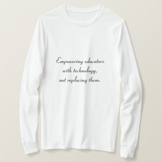 T-shirt Autonomiser les éducateurs avec le style : la long