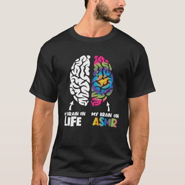 T-shirt Autonomous Sensory Meridian Tingle Whisper  ASMR B (Devant)