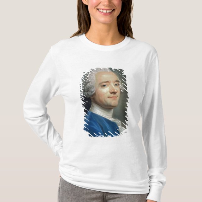 T-shirt Autoportrait avec le jabot de dentelle (Devant)
