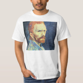 T-shirt Autoportrait avec les cheveux courts par Vincent