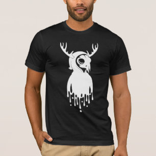 T-shirt AUTOPORTRAIT : BLANC sur la série de noir