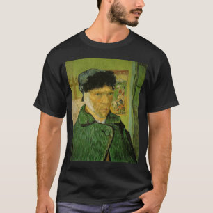 T-shirt autoportrait de Van Gogh avec l'oreille bandée un