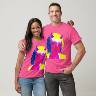 T-shirt Autoportrait du diable PopArt
