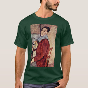 T-shirt Autoportrait par Modigliani Amedeo
