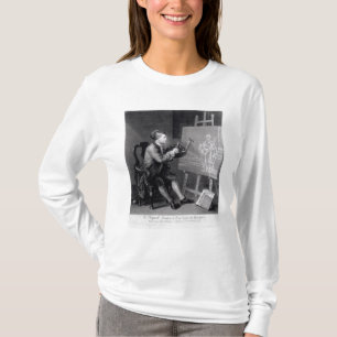 T-shirt Autoportrait peignant la Muse comique