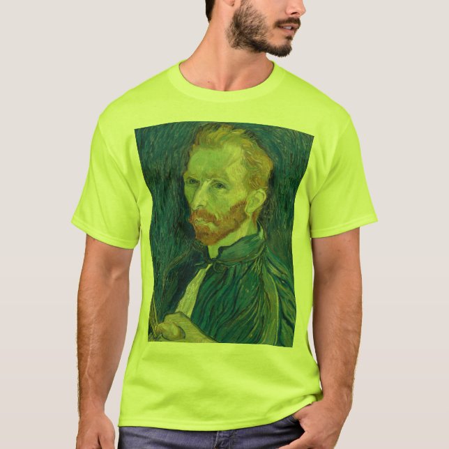 T-shirt Autoportrait Vincent van Gogh 1889 (Devant)