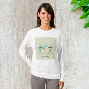 T-shirt Autopsist Médicale Humour with Mustache Characters