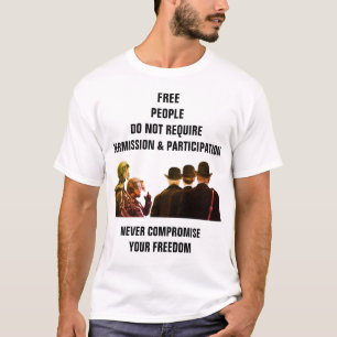 T-shirt Autorisation et participation (lumière)