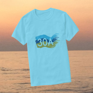 T-shirt Autoroute 30A Florida Beach Swash