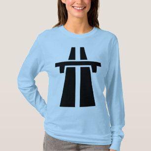 T-shirt Autoroute, autoroute, autoroute - Noir