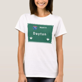 T-shirt Autoroute d'autoroute nationale de Dayton Ohio oh