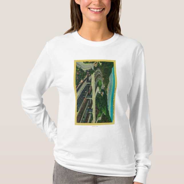 T-shirt Autoroute de Cahuenga, passage vers Hollywood (Devant)