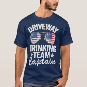 T-shirt Autoroute de la bière Buinker US Drapeau Autoroute