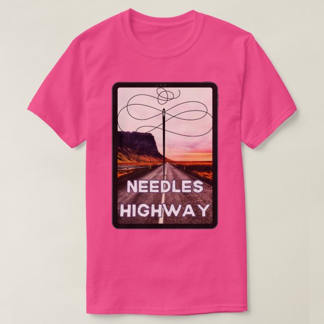 T-shirt autoroute des aiguilles (Design devant)