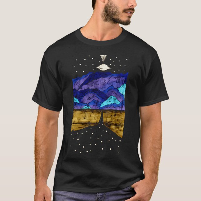 T-shirt Autoroute Extraterrestre (Devant)