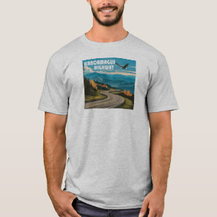 T-shirt Autoroute Kancamagus New Hampshire Eagle