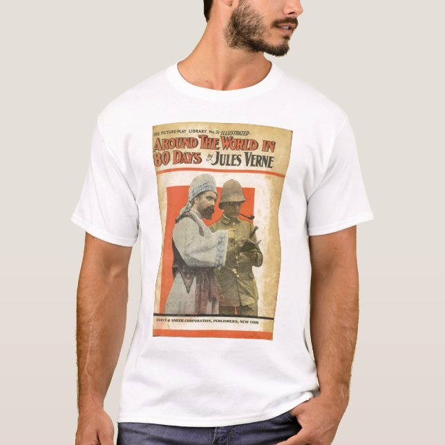 T-shirt Autour du monde en 80 jours (Devant)