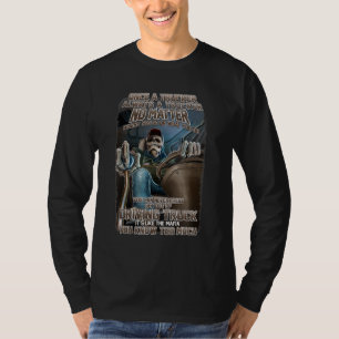 T-shirt Autrefois Un Trucker Toujours Un Cadeau De Trucker