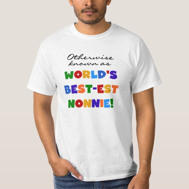 T-shirt Autrement connu comme cadeaux de Meilleur-est (Devant)
