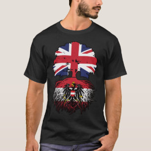 T-shirt Autriche Autriche Royaume-Uni Royaume-Uni Royaume-