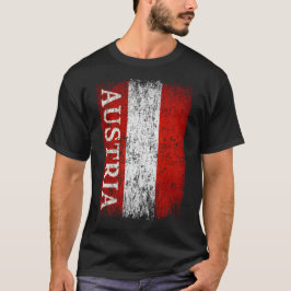 T-shirt Autriche Drapeau Drapeau Cadeaux Hommes Enfants Au