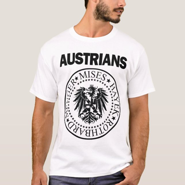 T-shirt Autrichiens - école d'économie (lumière) (Devant)