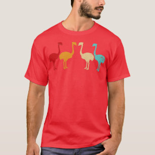 T-shirt Autruche Alléguée Rétro
