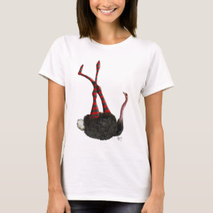 T-shirt Autruche avec pattes rayées