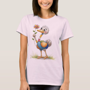 T-shirt Autruche mignonne