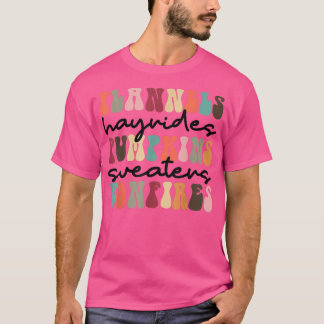 T-shirt Autum Bonfires de Flannels Hayrides