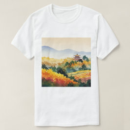 T-shirt Autumn mountain landscape