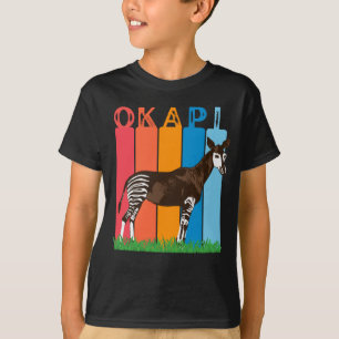 T-Shirt aux bars colorés Okapi Fan