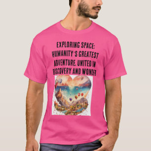 T-shirt Aux étoiles, nous nous aventurons, à la recherche 