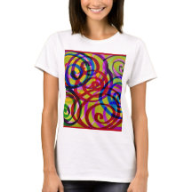 T-Shirt aux perles colorées