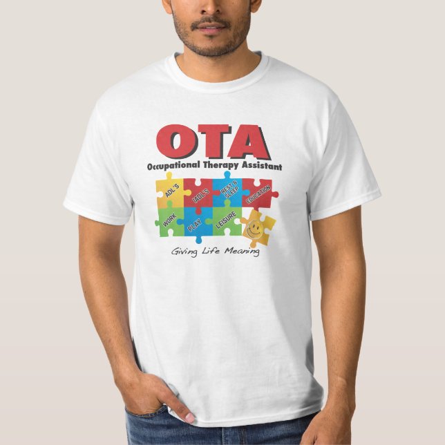 T-shirt auxiliaire S d'ergothérapie de S (Devant)